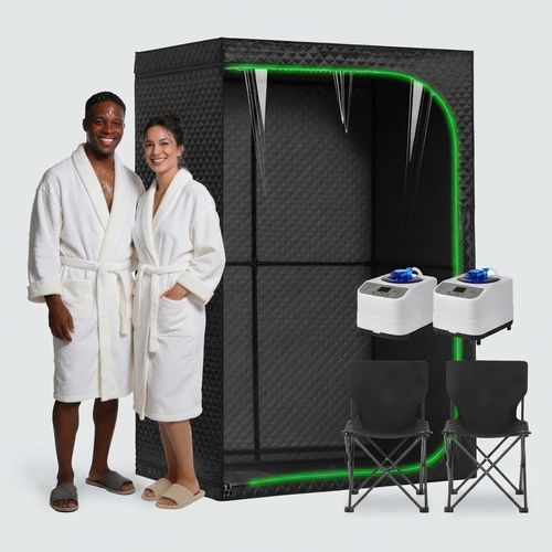 UNANEST Double Square Steam Sauna Tent