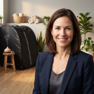 Home wellness consultant portrait