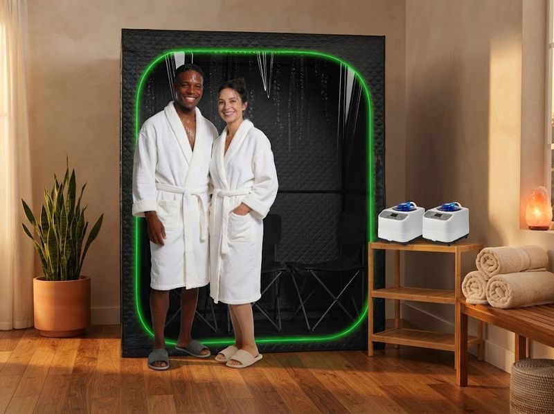 UNANEST Double Square Steam Sauna Tent